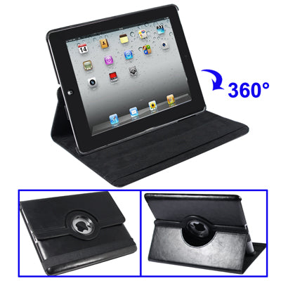Leather Case with Holder for iPad 2 with Sleep / Wake-up Function