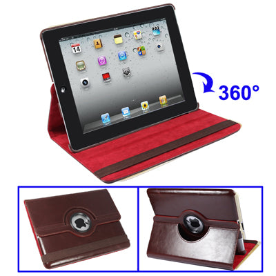 Leather Case with Holder for iPad 2 with Sleep / Wake-up Function