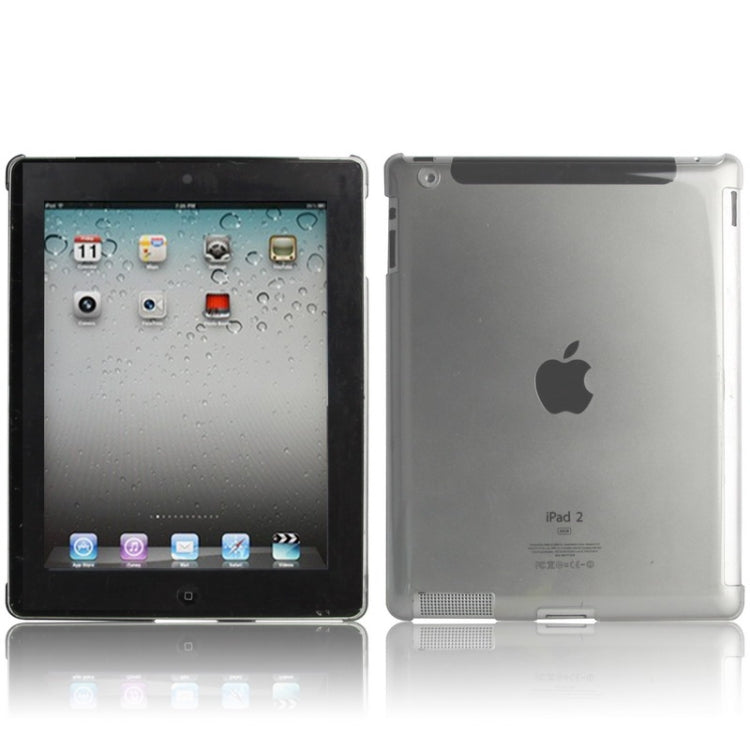 Crystal Case for iPad 2 Smart Cover  (using in S-IPAD2-0385), Transparent