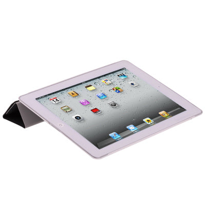 Two-tone 4-fold Smart Cover for iPad 4 / New iPad (iPad 3) / iPad 2, with Sleep/ Wake-up Function