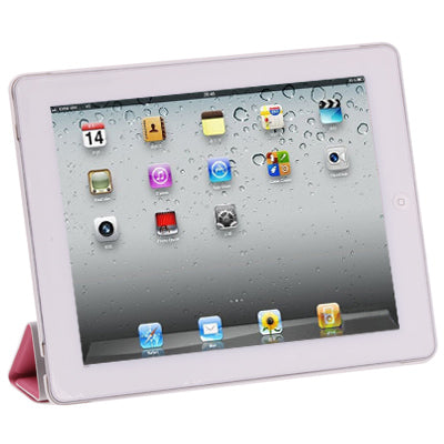 Two-tone 4-fold Smart Cover for iPad 4 / New iPad (iPad 3) / iPad 2, with Sleep/ Wake-up Function