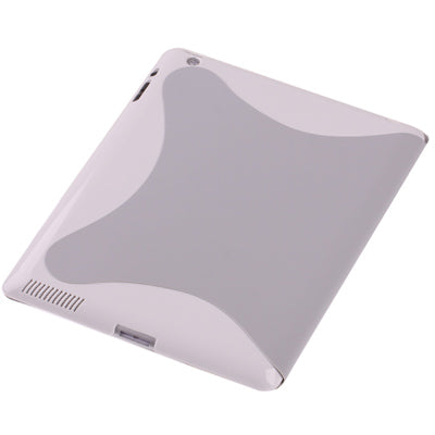 Two-tone 4-fold Smart Cover for iPad 4 / New iPad (iPad 3) / iPad 2, with Sleep/ Wake-up Function