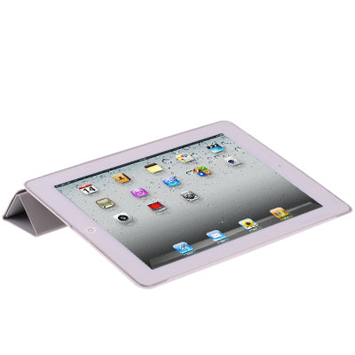 Two-tone 4-fold Smart Cover for iPad 4 / New iPad (iPad 3) / iPad 2, with Sleep/ Wake-up Function