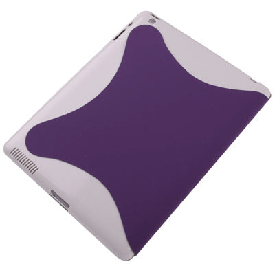 Two-tone 4-fold Smart Cover for iPad 4 / New iPad (iPad 3) / iPad 2, with Sleep/ Wake-up Function