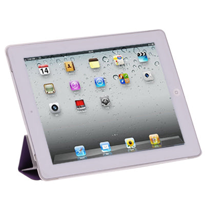 Two-tone 4-fold Smart Cover for iPad 4 / New iPad (iPad 3) / iPad 2, with Sleep/ Wake-up Function
