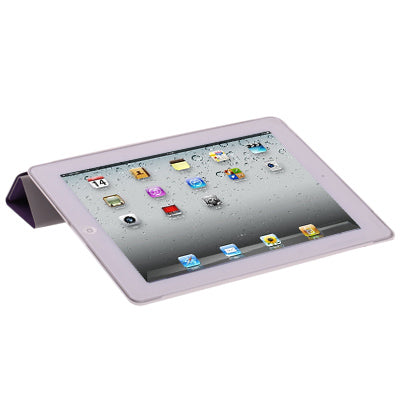 Two-tone 4-fold Smart Cover for iPad 4 / New iPad (iPad 3) / iPad 2, with Sleep/ Wake-up Function