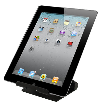Aluminum Folding Pivot Stand for New iPad / iPad 3 / iPad 2 / iPad / Tablet PC(Black)