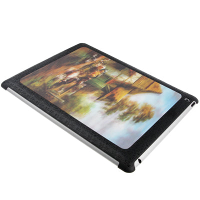 3D Effect Style Augeas Downs Pattern Plastic Case for New iPad (iPad 3) / iPad 2 / iPad 4