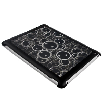 3D Effect Style Black Bead Pattern Plastic Case for New iPad (iPad 3) / iPad 2 / iPad 4