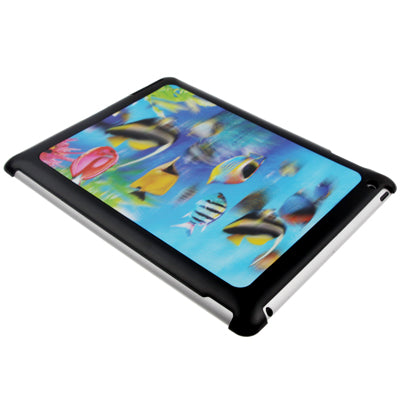 3D Effect Style Underwater World Pattern Plastic Case for New iPad (iPad 3) / iPad 2 / iPad 4