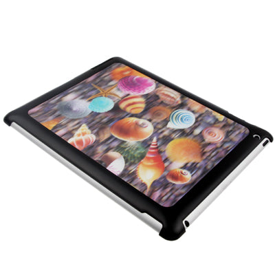 3D Effect Style Sea Shells Pattern Plastic Case for New iPad (iPad 3) / iPad 2 / iPad 4