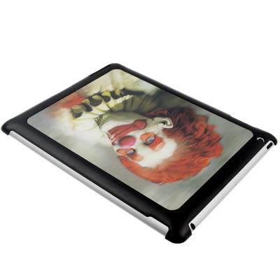 3D Effect Style Clown Pattern Plastic Case for New iPad (iPad 3) / iPad 2 / iPad 4