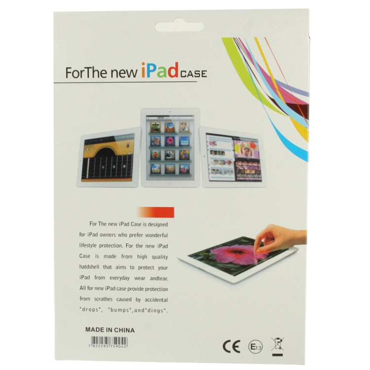 Color Box Packing for New iPad (iPad 3) Leather Case / Plastic Case / Bumper Frame / Silicone Case / TPU Case , Size:26 x 20.5 x 2.6 cm