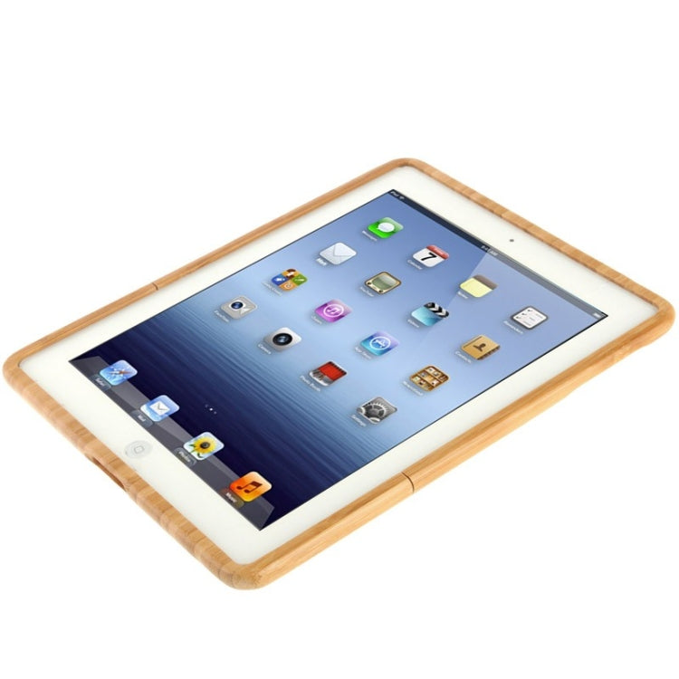 Woodcarving Tree Pattern Detachable Bamboo Material Case for iPad 4 / New iPad (iPad 3)