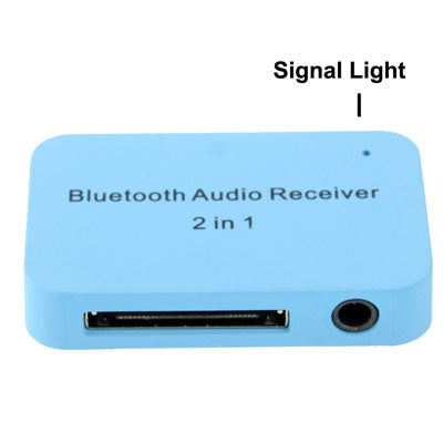 2 in 1 Bluetooth Audio Receiver, Size: 45 x 28 x 8mm, For iPhone 5 / iPhone 4 & 4S / iPad mini / mini 2 Retina / New iPad / Samsung / HTC / Other Bluetooth Phones