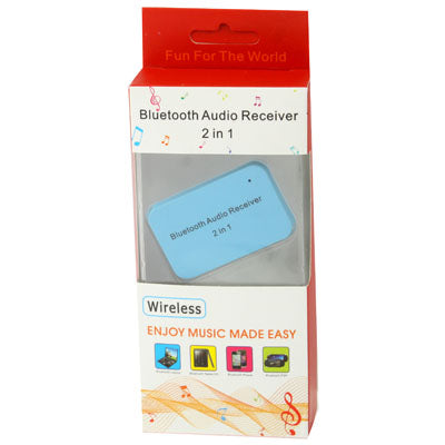 2 in 1 Bluetooth Audio Receiver, Size: 45 x 28 x 8mm, For iPhone 5 / iPhone 4 & 4S / iPad mini / mini 2 Retina / New iPad / Samsung / HTC / Other Bluetooth Phones
