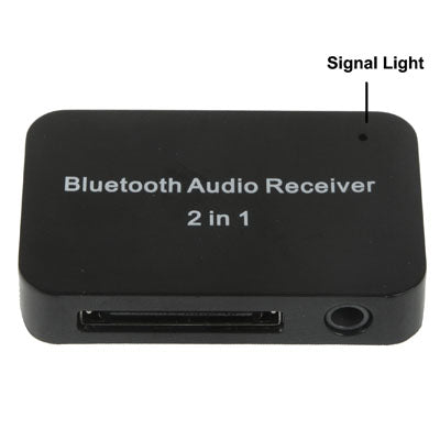 2 in 1 Bluetooth Audio Receiver, Size: 45 x 28 x 8mm, For iPhone 5 / iPhone 4 & 4S / iPad mini / mini 2 Retina / New iPad / Samsung / HTC / Other Bluetooth Phones