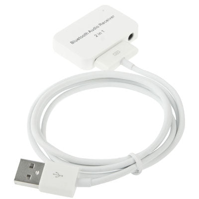 2 in 1 Bluetooth Audio Receiver, Size: 45 x 28 x 8mm, For iPhone 5 / iPhone 4 & 4S / iPad mini / mini 2 Retina / New iPad / Samsung / HTC / Other Bluetooth Phones