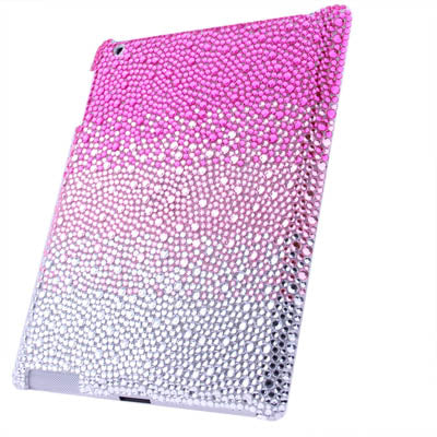 Diamond Crystal Skin Plastic Protective Case for New iPad (iPad 3)