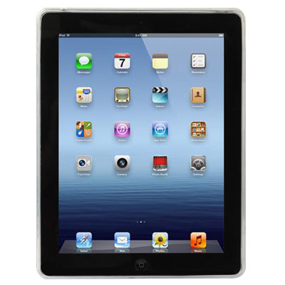 Fingerprint Texture TPU Case for New iPad (iPad 3), White
