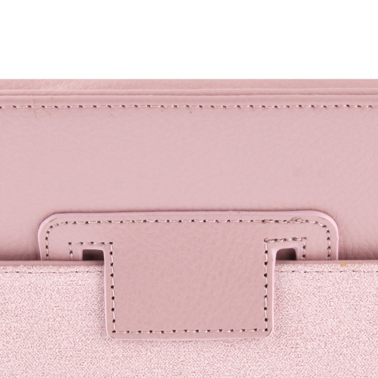 High Quality Litchi Texture Folding Leather with Sleep / Wake-up & Holder Function for iPad 2 / iPad 3 / iPad 4