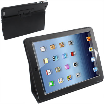 Leather Case with Holder for New iPad (iPad 3) / iPad 4,