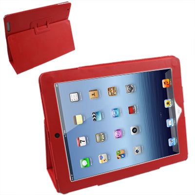 Leather Case with Holder for New iPad (iPad 3) / iPad 4,