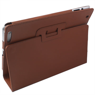 Leather Case with Holder for New iPad (iPad 3) / iPad 4,