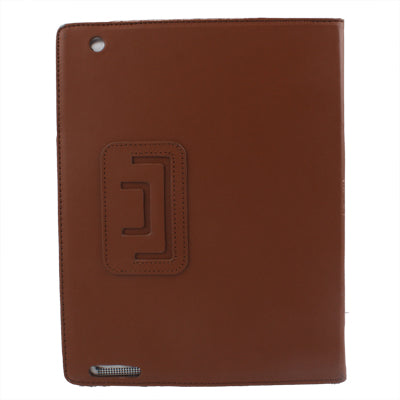 Leather Case with Holder for New iPad (iPad 3) / iPad 4,