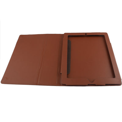 Leather Case with Holder for New iPad (iPad 3) / iPad 4,