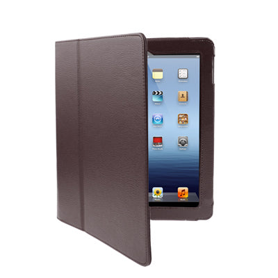 Two Folding Sleep / Wake-up Leather Case with Holder for