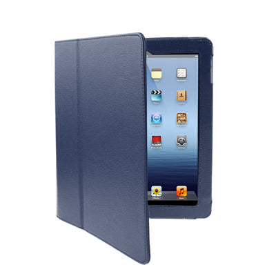 Two Folding Sleep / Wake-up Leather Case with Holder for
