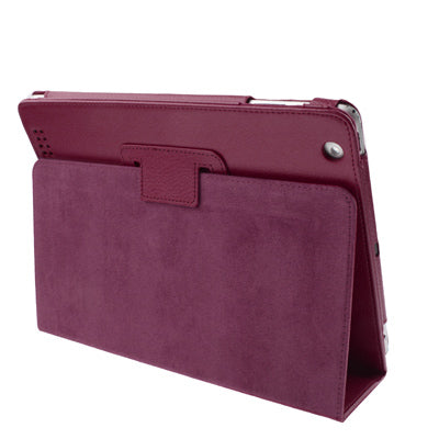 Two Folding Sleep / Wake-up Leather Case with Holder for