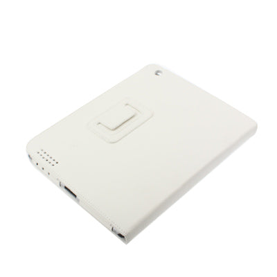 Two Folding Sleep / Wake-up Leather Case with Holder for
