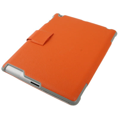 3-fold Litchi Texture Leather Case with Holder for New iPad (iPad 3), Nacart