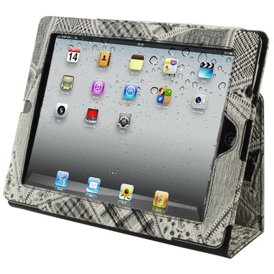 Zipper Texture Leather Case for New iPad (iPad 3)