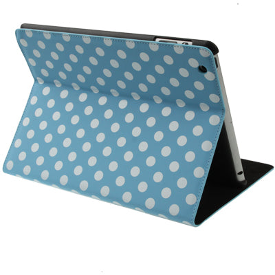 High-density Dot Pattern Leather Case with Holder for iPad 4 / New iPad (iPad 3),