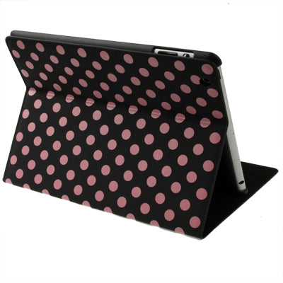 High-density Dot Pattern Leather Case with Holder for iPad 4 / New iPad (iPad 3),