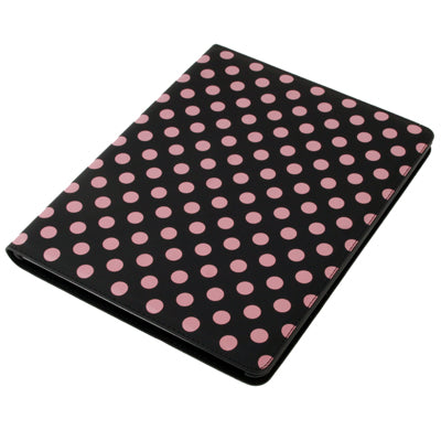 High-density Dot Pattern Leather Case with Holder for iPad 4 / New iPad (iPad 3),