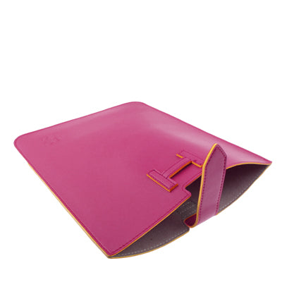 Leather Bag for iPad 4 / New iPad (iPad 3) / iPad 2 / iPad & 10 inch Tablet PC (Magenta)