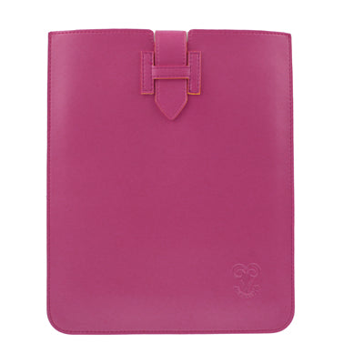 Leather Bag for iPad 4 / New iPad (iPad 3) / iPad 2 / iPad & 10 inch Tablet PC (Magenta)