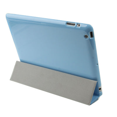 3 in 1 (Smart Cover with Sleep / Wake-up function + Back Cover + Holder) for iPad 4 / New iPad (iPad 3) / iPad 2,