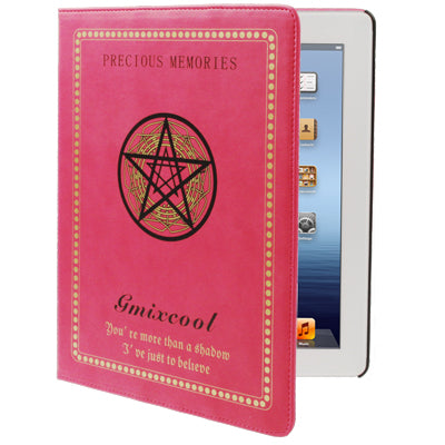 Magic Pentacle Harry Potter Leather Case with Sleep / Wake-up Function for iPad 4 / New iPad (iPad 3), Magenta