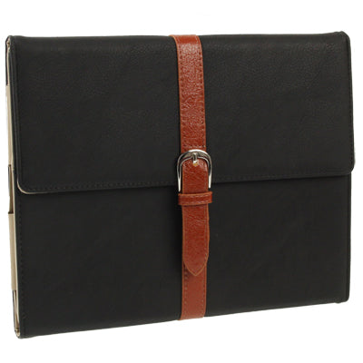 Leather Case / Bag with Third Gear Holder & Buckle and Sleep / Wake-up Function for iPad 4 / New iPad (iPad 3) / iPad 2