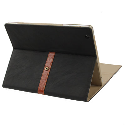 Leather Case / Bag with Third Gear Holder & Buckle and Sleep / Wake-up Function for iPad 4 / New iPad (iPad 3) / iPad 2