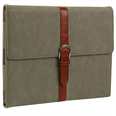 Leather Case / Bag with Third Gear Holder & Buckle and Sleep / Wake-up Function for iPad 4 / New iPad (iPad 3) / iPad 2
