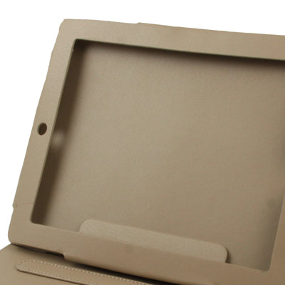 Leather Case / Bag with Third Gear Holder & Buckle and Sleep / Wake-up Function for iPad 4 / New iPad (iPad 3) / iPad 2