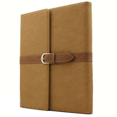 Leather Case / Bag with Third Gear Holder & Buckle and Sleep / Wake-up Function for iPad 4 / New iPad (iPad 3) / iPad 2