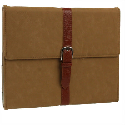 Leather Case / Bag with Third Gear Holder & Buckle and Sleep / Wake-up Function for iPad 4 / New iPad (iPad 3) / iPad 2