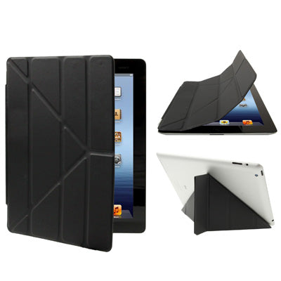 Multifunction 6 Viewing Angles Ultra Thin Smart Cover with Sleep / Wake up & Holder Function for New iPad (iPad 3) & iPad 2,